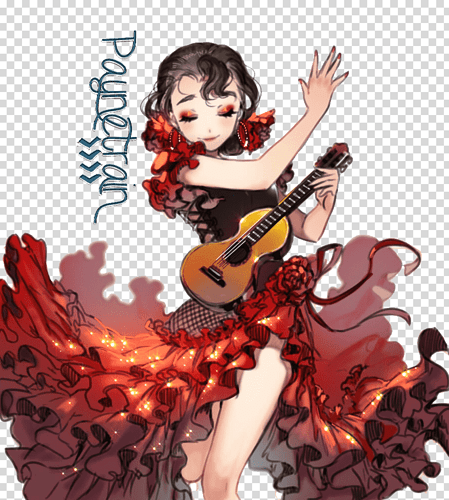 png-flamenco-anime-drawing-dance-art-anime-manga-computer-wallpaper-guitarist-cartoon-clipart