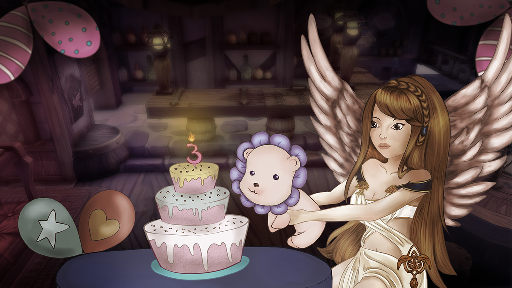 [Submit] Happy birthday, Popolion! - Fan Art - Tree of Savior Forum