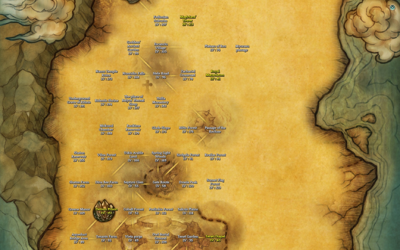 Tree map. Tree of Savior карта мира. Карта Tree Lands. Tree of Savior Sacred Tree of the Forest in Map. World Savior.