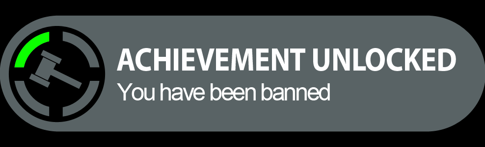 You have been automatically banned. Ачивмент анлок. Модератор бан Хаммер. Achievement Unlocked прозрачный. Бан.