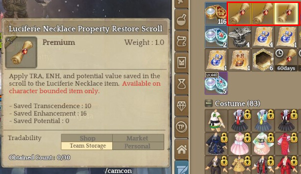 Property Restore Scrolls