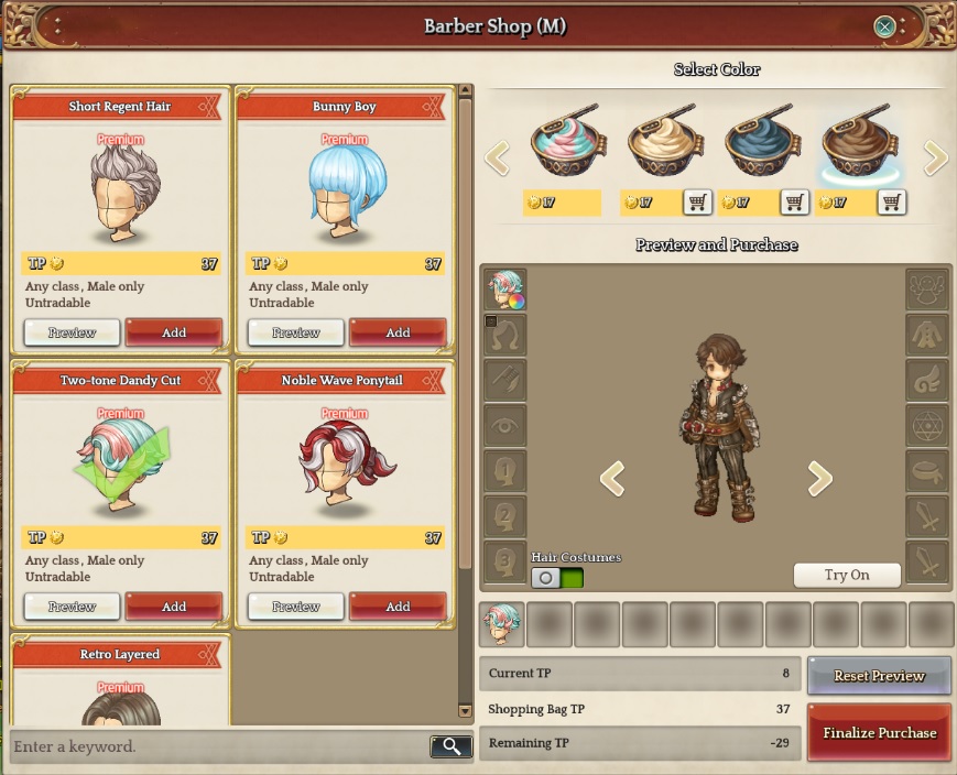 How to Get Blue Hair in Tree of Savior - wide 8