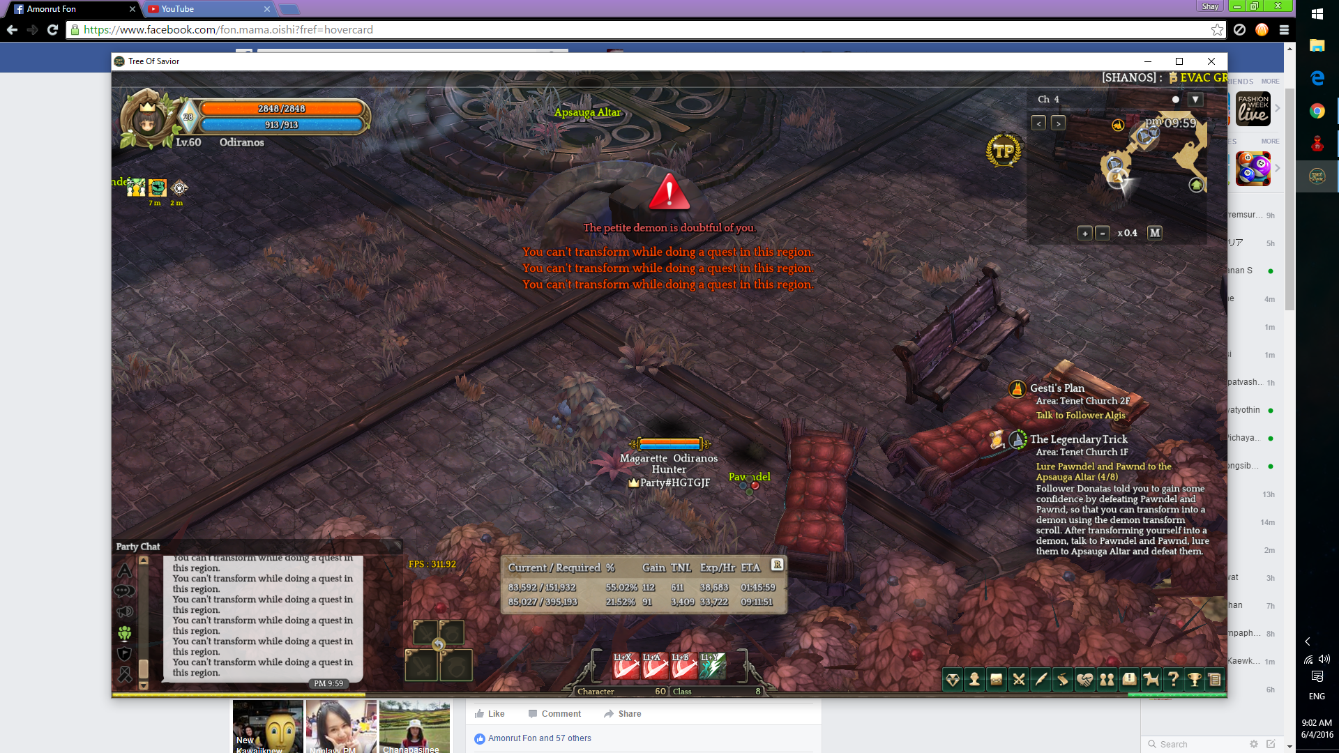 Tenet Church 1F quest bug - Game Content - Tree of Savior Forum
